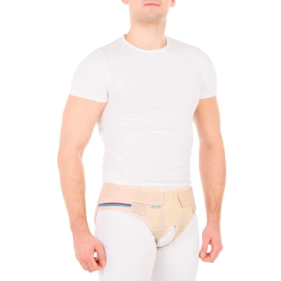 Противогрыжевый бандаж паховый Т.29.91/Т-1401 Evolution "Тривес" (бежевый, S)